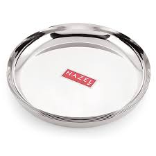 Buy Hazel Steel Plates For Lunch Plates
