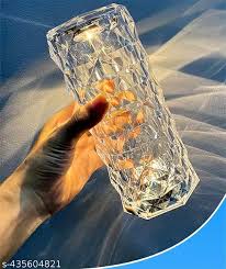 Crystal Lamp16 Color Changing Touch Bedside Lamp Night Light With Remote Control