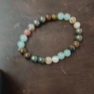 Diysm Lab Certified Amazonite Natural Reiki FengShui Healing Crystal Gemstone 6Mm Bracelets