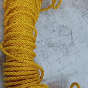 4Mm Nylon Rope Heavy Duty Multi Purpose Utility Rope Cloth Hanging Rope Orange 20 Ft
