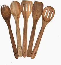Wooden Non Stick Spatula Pack Of 5