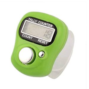 Clicker Counter Finger Clicker Ring Electronic Light Digital Counting Machine