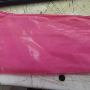 Pink Zipper Large Capacity Pencil Pouch
