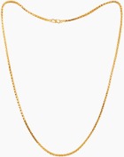 Golden Colour Plain Chain For Women