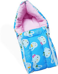 Pink Cotton Baby Bed Sized Sleeping Bag