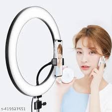10Inch Rgb Ring Light With 7Ft Adjustable Tripod Stand Collar