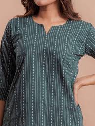 GottiS Wife Omsen Printed Thread Work Kurta Green Colour Size Xxl