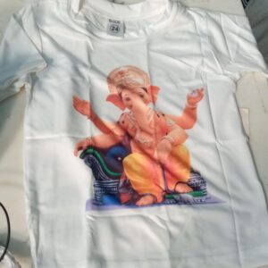 White Printed T Shirt For Boys Size 22