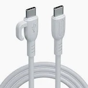 Portronics 60W Konnect Core 3 Type C To Type C Fast Charging Cable White