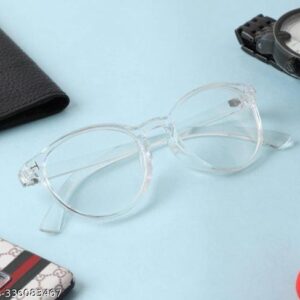 New Stylish Unisex Kids Transparent Frame Sunglasses