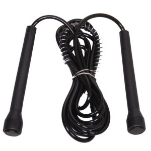 Pvc Speed Fitness Skipping Rope Black