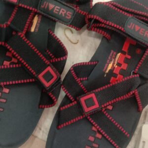 Black Red Sandal For Men Size 9