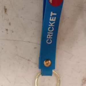 Cricket Blue Strap Golden Keychain