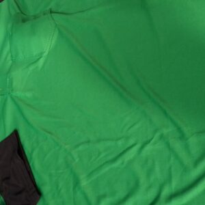Black And Green Polo T Shirt For Men Size Xxl