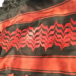 Polycotton Arab Shemagh Neck Wrap Arafat Keffiyeh Head Scarf Islamic Scarves Scarf For Boys Red And Black