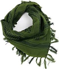 Polycotton Arab Shemagh Neck Wrap Arafat Keffiyeh Head Scarf Boys Green