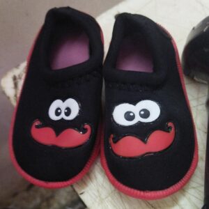 Red And Black Color Kids Musical Shoes Size 18