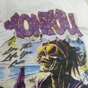 White Color Printed Mens Shirt Size Xl