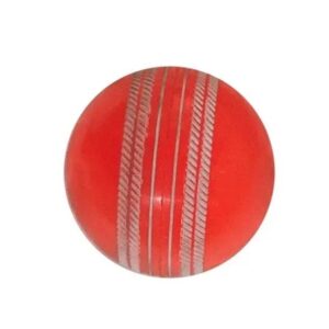 Red Plastic Cricket Practice Wind Ball
