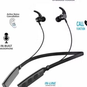 Bluetooth Neckband CrystalClear Sound Deep Bass