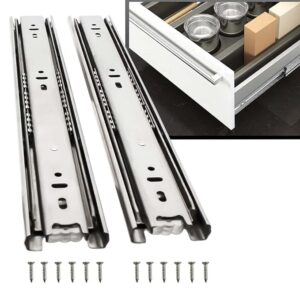 Stainless Steel Heavy Duty Telescopic Slide 18 Inch 2 Pcs