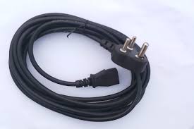 Laptop Power Cable Cord 3 Pin Adapter Heavy Duty Ac 3 Pin Indian Male Plug To Iec 60320 C13 Power Cord For Desktop Pc Computer Scanner Printer 10 Meter