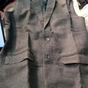 Dark Grey Blazers And Waistcoats For Men Size M