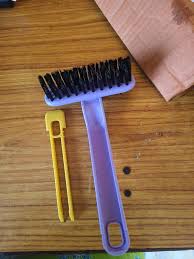 MultiFunction Rotating Crevice Cleaning BrushHandHeld 360 Corners Hard Bristle Crevice Gap Brush