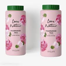 Oriflame Love Nature Fragranced Talc Floral Bloom 100Gm Pack Of 2