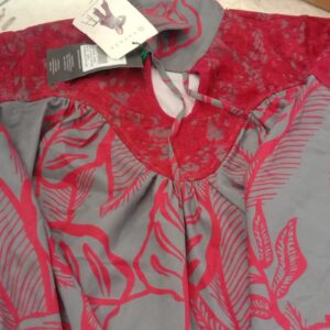 Grey Digital Printed Crop Top Grey Digital Printed Crop Top For Women Size Xl