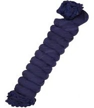 Navy Blue Plain Dupatta For Women