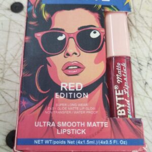 Fitbyte Red Edition Ultra Smooth Matte Lipstick 1 Point 5 Ml Pack Of 4