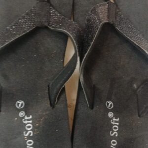Slippers For Women Colour Black Size 7