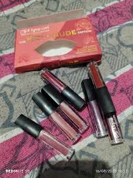 Flipzon Matte Liquid Lipstick The Red Plus Nude Edition 2Ml X8