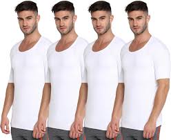 Vest For Men Color Men Color White Size 80 Cm Pack Of 4