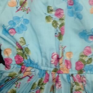 Dress For Girls Colour Blue Size 4 To 5 Yrs