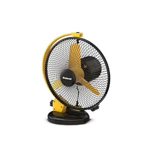 Goldmedal Tristar 225 Mm Personal Fan High Rpm 2 Years Warranty Black Yellow