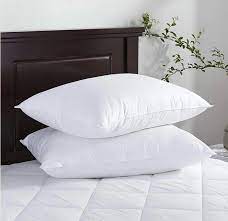 Cotton Solid Sleeping Pillow Pack Of 2