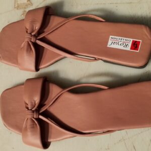Dusty Pink Colour Flat Slipper For Women Size 38