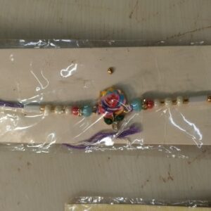 Multicolour Flower Rakhi For Brother