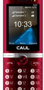 Caul X22 Red Wine Colour Keypad Mobile With Box And Without Accessories Imei 352869883716948