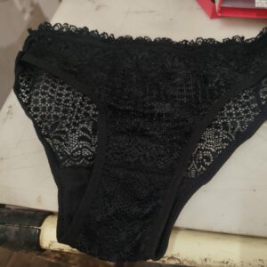 Black Colour Net Panty For Women Size 34