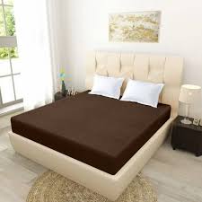 Bed Sheet Protector Color Brown Double Bed