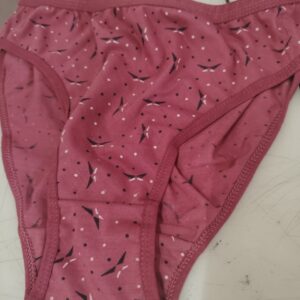Dark Dusty Pink Colour Cotton Panty For Women Size L