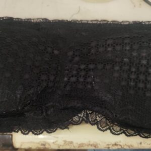 Black Color Without Strap Padded Bra For Women Size 34