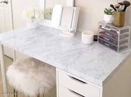 White Color Marble Shelf Cover 18 X 20 Inch