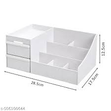 White Color Cosmetic Organizer Box