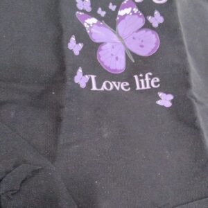 Black Color Printed Shopping Bag