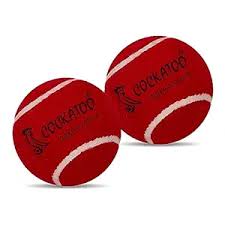 Red Colour Cricket Ball Pack Of 2
