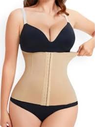 Women Anti Rolling Strip Tummy Control Body Shaper Belt White Colour